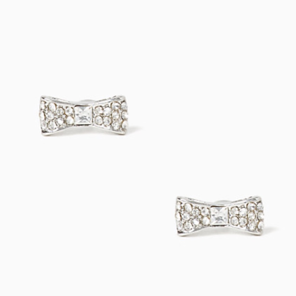 Kate Spade Bow Pave Bracelet & Stud Earrings set - Picture 6 of 11